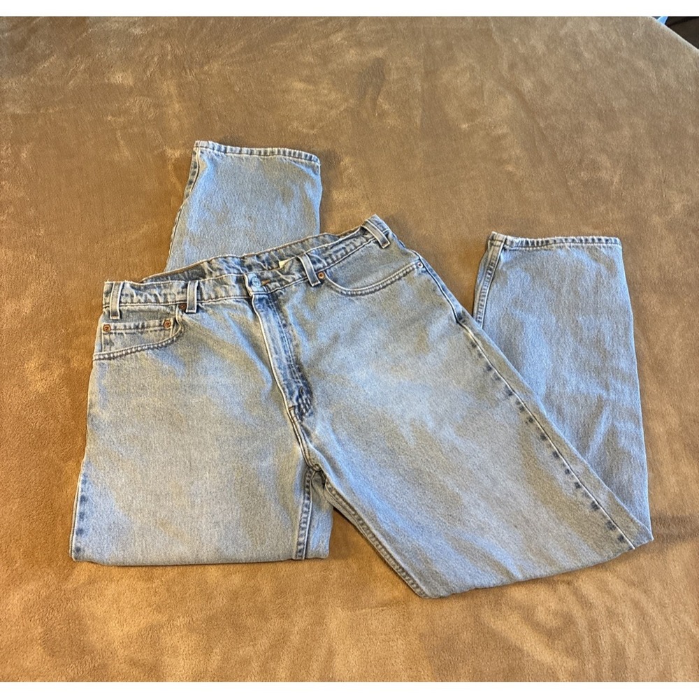 VTG Levi's Men's Jeans 505 90s 32 x 28 Blue Wash Classic Retro Dadcore Normcore